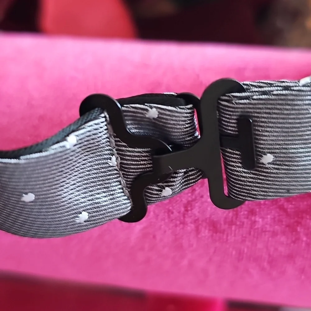 Alfani Gray Polka Dot Kids Bow Tie Adjustable